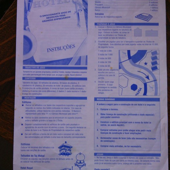 Hotel board game Spanish Version real-estate game 3 dimensional buildings player - Picture 13 of 16